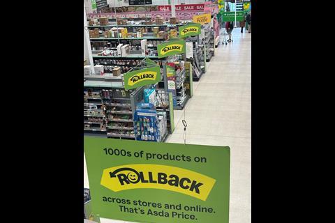 Asda Rollback 2025